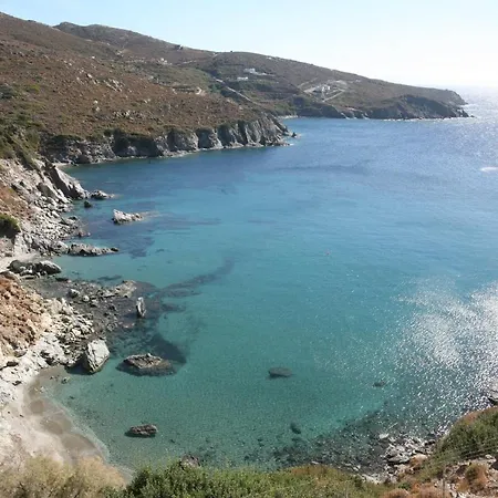 Cozy Sea Front With Private Pool And Beach Cyclades Greece * Ándros